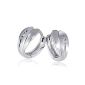 Vaquetas Ladies Earrings 925 Sterling Silver Cubic Zirconia 6 Co O4547S (jewelry)