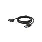 Skque USB Data Cable for Asus Transformer Prime TF201 / TF101 / TF300T / TF700 - charging cable in Black (Wireless Phone Accessory)