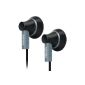 Philips SHE3000GY / 10 In-Ear Headphones 16 ohm Black and gray with enhanced bass and Flexi-Grip (Accessory)