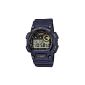 Casio - W-735H-2AVEF - Standard - Male Watch - Quartz Digital - Blue Dial - Blue Resin Strap (Watch)
