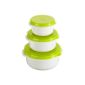 Emsa 509 741 Micro Family 3 Pack 0.5 / 1.0 / 1.5 L white / light green (household goods)