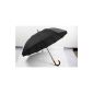 Automatic umbrella ø114cm BLACK 92cm windproof umbrella umbrella anti-wind 1114 (Sports Apparel)