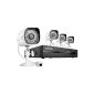 Zmodo HD Security Camera System with 4 Indoor / Outdoor Night Vision Surveillance Cameras 720P, 720P 4CH PoE NVR, 1TB HDD Smartphone QR code scan, ZM-SS714-1TB (tool)