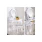Dressing table mirror table mirror incl. Bench in baroque style white # 35