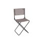 Lafuma compact folding chair CNO Camping & Beach, Ecorce (gray), LFM1249-6456 (garden products)
