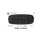 Rii Mini i10 Wireless (QWERTY) - French Mini wireless keyboard with touchpad and laser pointer (Electronics)
