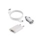 Innova® 3-in-1 iPhone 5 / iPad Mini Charger + Mini Auto Charger 12 / 24V + USB Cable White for iPhone 5 / iPod Touch 5th Generation / iPod Nano 7th Generation / iPad Mini (Electronics)