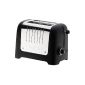 Dualit Lite 25225 2 Slice Toaster Soft Touch black (household goods)