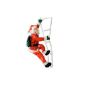 Santa on light conductors, total height 240 cm, for inside and outside, adjustable arms and legs