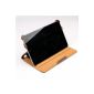 Ultra Slim Google Nexus 7 Case Sleeve Case Brown Canvas Bag Cover Skin Case Cover with Auto Sleep and Wake function and hand loop (Electronics)