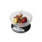 Smart Weigh CSB5KG digital scale with removable bowl Black 5 kg (Kitchen)