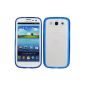 AVANTO TPU Silicone Protective Case Cover for Samsung Galaxy S3 GT-I9300 / GT-I9305 LTE - Blue (Electronics)