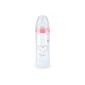 NUK Classic New Baby bottle narrow bottle body with First Choice Plus teat, size 1 - 2 with in blue, white, pink (Baby Product)