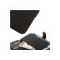 [Black] Tridea [Samsung Galaxy S4 IV i9500 S IV] 100% Italian Card Pocket Flip Case 100% Italian PU Premium Premium Flip Wallet Case Cover for s4 i9500 Leather Case Wallet Cover and Flip (Electronics)