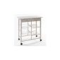 Taupe color kitchen trolley 81x76 cm
