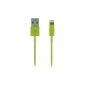 Original MC24® iPhone 5 / 5S USB 8-pin charger cable / data cable in green (Electronics)