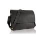 CHESTERFIELD leather shoulder bag HUNTER Shoulder Bag Leather Case Black (Luggage)