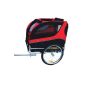 Dog Trailer Bicycle Trailer Dogs Dog bike trailer red-black New 91 (Baby Product)