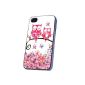 iphone 4 4S Love Owl Owl Trend Fashion Designer Case Cover rear shell made of plastic (Electronics)