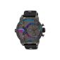 Diesel - DZ7270 - Men Watch - Quartz Chronograph - Stopwatch / Luminous hands - Black Leather Strap (Watch)