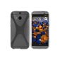 mumbi X TPU Cases HTC One M8 / M8s Case transparent black (Accessories)