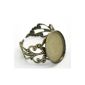 Support ring Fimo bronze set of 5 BF07 (Jewelry)