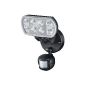 Brennenstuhl high power LED lamp L801 PIR IP55 with infrared motion outdoor black, 1178530 (garden products)