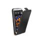 mumbi PREMIUM Leather Flip Case HTC One Case Cover (NOT HTC One M8) (Accessories)