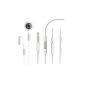 Earphones with Remote and Mic Volume for iPod and iPhone - White by Gizmoz n Gadgetz ® (Electronics)