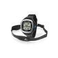 Runtastic GPS clock chest belt with heart rate measurement, Black, RUNGPS1 (equipment)