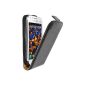 mumbi PREMIUM Leather Flip Case Samsung Galaxy S Duos / S Duos 2 Case Cover (Wireless Phone Accessory)