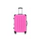 Twin wheels suitcase suitcase trolley M Hard Boardcase 2048 in 10 colors (Luggage)