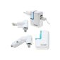 Set:. 1 RAIKKO Power Plug Dual USB charger / power supply including Car Adapter / Car Charger & World Travel Adapter for USA, Australia and UK (Electronics)