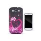 Zooky® Rose heart TPU Hard Case / Case / Cover for Samsung Galaxy S3 (I9300) / S3 Neo (I9301I) (Wireless Phone Accessory)