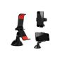 Black Windshield Car Holder For Mobile Phone Samsung Galaxy S5 (Electronics)
