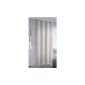 Novum fix curtain, curtain for darkening with thermal effect, chrome grommets, see-through and opaque, 140 x 245 cm (W x H), gray / white 100. changes available on request !!!