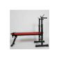 Exercise bench weight bench fitness bench 4in1 with barbell bar (Misc.)