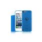 Kolay® iPod Touch 5G Case Silicone Skin Case Cover in Blue + protective sock & Screen Protector for the new Apple iPod touch 5G (5th Generation 32GB 64GB newest model) (Electronics)