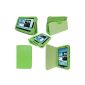 Green Luxury Case Cover for Samsung Galaxy Tab 2 7.0 P3110 + Free Stylus (Electronics)