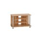 MAJA Furniture 1898 8831 TV rack, beech effect, dimensions WxHxD: 80 x 54.5 x 40 cm (household goods)