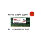 256MB PC133 SDRAM Komputerbay 133MHz SODIMM (144 pin) Laptop RAM 16Mx8x16 (16 Chip Configuration) (Accessory)
