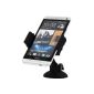 Luxburg® Auto Car Mount Holder for HTC One size adjustable M8 / One XL / One M7 / One Mini 2