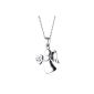 Chic children and adolescents Necklace Silver Birthstone Angel 41cm June NC1017 / 2F (jewelry)