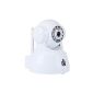 IP Camera Wireless WiFi Web Cam Surveillance motorized with Night Vision White (Electronics)