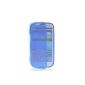 Collection TPU Silicone Cover & Joy Gel Case Cover Shell Case (Samsung i9300 Galaxy S3, Blue) (Electronics)