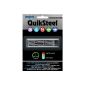 QuikSteel metal.  Modelable special repair compound, after 1 hr. Hard as steel, 56.8 g (Automotive)