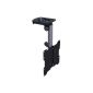 Premium TV ceiling mount, up to 105 ° tilt for sloping roofs, height adjustable, max.  Load 20kg, max.  VESA 200x200, universal retainer Profi CL3 (Electronics)