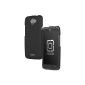 Incipio HT-279 Feather sleeve for HTC One X incl. Screen protector Black (Wireless Phone Accessory)