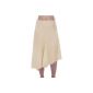 Miss Posh - Skirt - asymmetrically pleated and issued - Linen (Textiles)