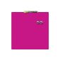 Quartet Magnetic board square, pink, 360x360 mm (Office Supplies)